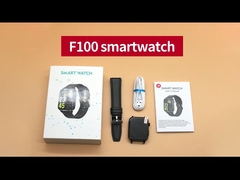 Blutdruckmesser Smart Watch IP68 F100 Smart Watch mit Herzfrequenzmesser