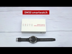 DM50 Männer Smart Watch Amoled Display BT Anruf Smartwatch mit Musik-Player
