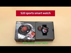 S20 Max Smart Watch IP67 Fitness Tracker Ledergürtel Smart Watch mit robustem Bildschirm