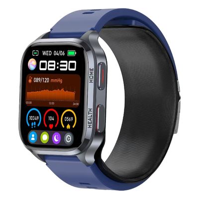 S18 Luftpumpe Blutdruck Gesundheit Smart Watch mit Blutsauerstoff Harnsäure-Monitor