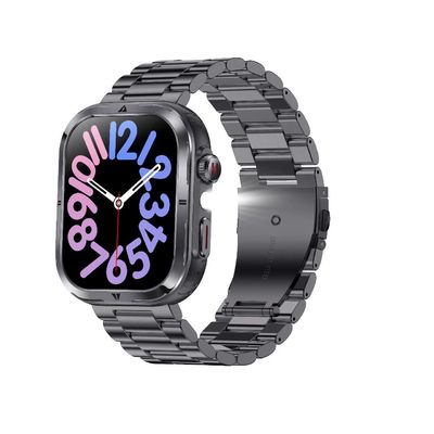 MK68 AMOLED Vollbild-Männer Smart Watch mit BT Call Health Management 360mAh Batterie
